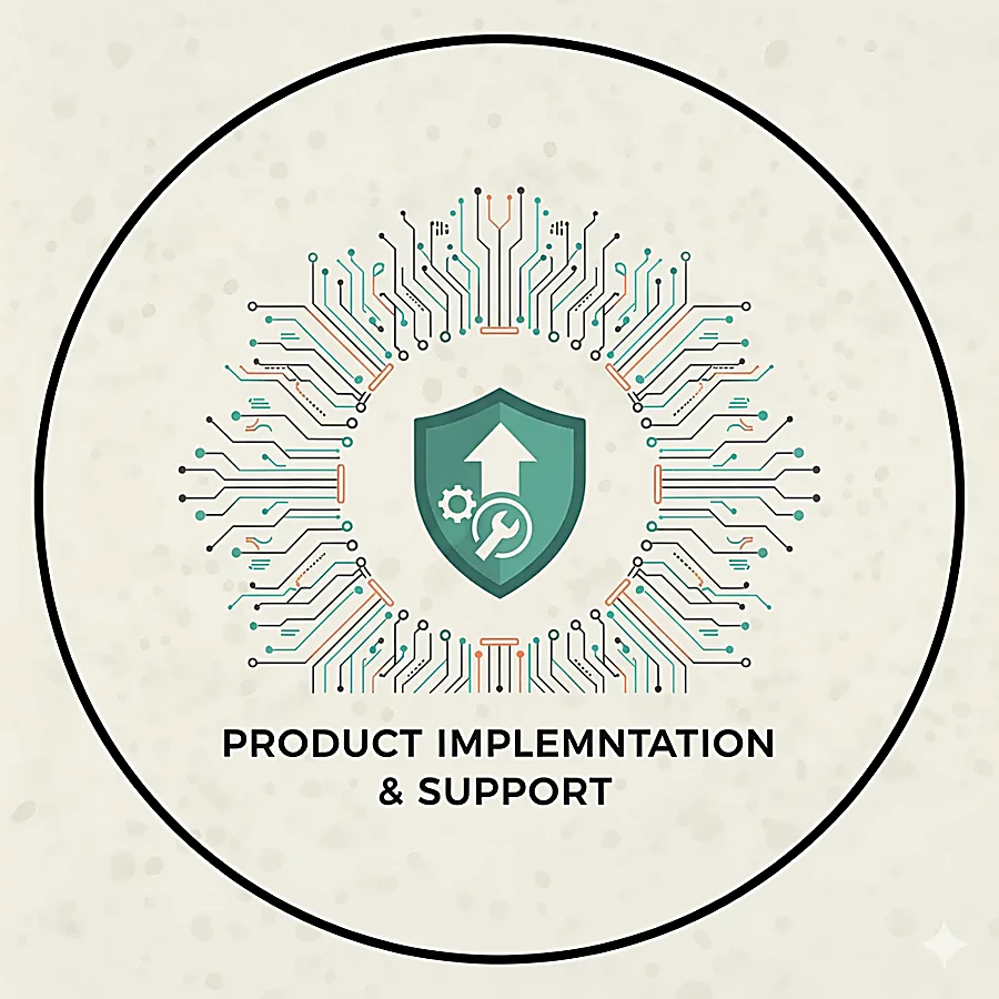 Enterprise software implementation in progress